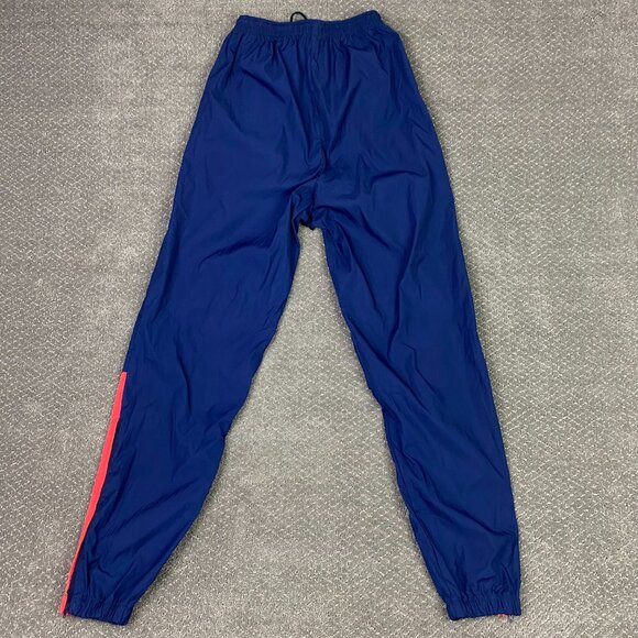 Vintage Nike F.I.T. Logo Pants Men's Medium Blue Woven Tapered Jogger USA - Picture 6 of 16